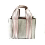 The Suitcase Stripe Tote Bag